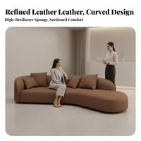 Curved-Shaped Sectional Curved Design Multi-Piece Configurable Sofa Modern design Commercial Furniture for Guests, Reception Area, cosmetics studio, Apartment