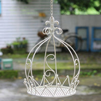 Crown Hanging Planter Outdoor Use Crown Plant Holder Easy to Display for Balcony