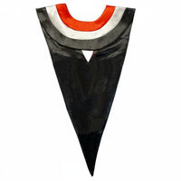 Bi-Color Graduation Stole Gender-Neutral Design V-Shaped Neck honors Stole Ceremonial Accessory for Graduates, Commencement