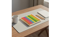 Wooden Addition Subtraction Multiplication Chart Thinking Skills Arithmetic Table Colorful Multiplication Board Portable for Elementary Students, Preschool