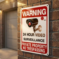 Printed Metal Sign Pre-Drilled Holes Wall Plaque Rounded Corners House Decor