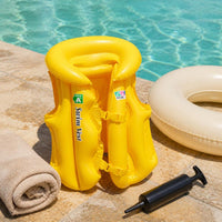 Kids' Inflatable Swim Vest with Buoyancy, Anti-Flip Design for Ages 3+, Swimming Aid
