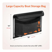 Flat-Backed Boat Storage Mesh Bag Flap-Top Self-Adhesive Boat Organizer Bag Framed Edge Adhesive Mesh Storage Pouch Black for Boats, Outdoor Water Settings