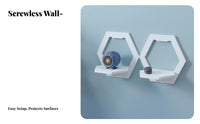 Hexagonal Shelf Set adaptable Hexagonal suspended Box Combinable Design