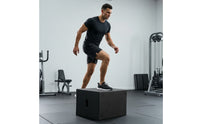 Portable Foam Plyo Box Non-Slip Plyometric Box Shock-Absorbing Fitness Equipment Lightweight for Plyometrics