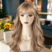 Mannequin Head Bust Long Neck Shoulder Mannequin Bust Skin Toned Toned