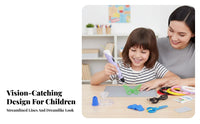 ScreenScreenless Fun 3D Printing Pen Sparks Creativity 3D Doodle Pen Easy to Use Handheld Model Creator Safety-Focused Design for Art Students, Artists, Hobbyists, DIY Projects, Home, School, Playroom