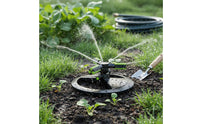 Wide Coverage 360 Degree Rotating Sprinkler Easy Setup 360 Degree Lawn Sprinkler Long-Lasting ABS Plastic