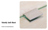 Adjustable Glass Clamp Rustresistant Rectangular Glass Clamp Easy Installation