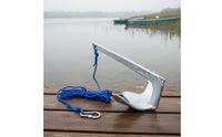 Stainless Steel Bruce Anchor Quick Connect Hook Kayak Anchor Marine Equipment Compact for Dinghy, Yacht