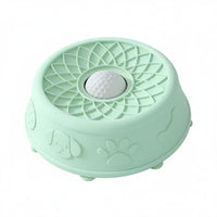Non-Slip Liquid Treat Bowl Easy to Clean Lick Mat Bowl No Spill Design Liquid Treat Feeder Interactive Rolling Ball