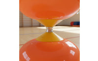 Drop-Resistant Chinese Spinning Top Easy to Learn Double Bowl Chinese Spinning Top Long-Lasting Soft Plastic Juggling Toy Stable High-Speed Rotation for Children, Schoolyard