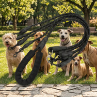 Multiple-Dog Leash Comfortable Coupler Leash Strong for Daily Walks