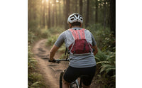 Breathable Mesh Hydration Running Vest Sweat-Wicking Long-Distance Hydration Vest Adjustable Fit 5L Trail Running Pack Multi-Pocket Design for Runners, Cyclists, Marathoners, Hiking