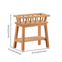 Dollhouse Flowers stand Finish Dollhouse Display Rack Decorative Furniture for Hobbyists, Tabletop Scenes