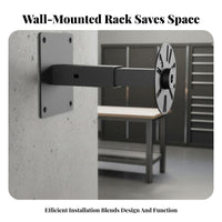 Car Wheel Wall Mount Universal Fit Wheel Rim Display Rack Space Saving
