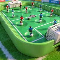 Football Game with Spring Participants Head-to-headPlayer Tabletop Football  -Paced Mini Foosball Table for Kids, Teens, Party