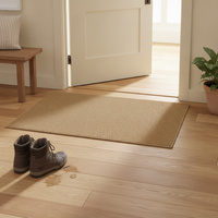 Minimalist Sisal-Look Machine Washable Area Rug for Living Room Bedroom Tatami Tea Room