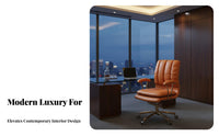 Luxury and design Highspine Managerial Chair Height Adjustable Office Furniture 360-Degree rotating Comfortable Seating for Managerials, Professionals, Students, Study Room
