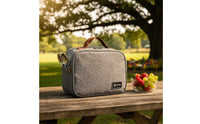 Insulated Meal Carrier Reusable Meal Carrier with Pockets Soft for Office Workers, Students, Work, Picnic