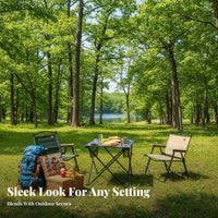 Portable Slatted foldable Table Lightweight Camping gear Foldable Design Outdoor Furniture Multi-Functional for Travelers, outdoor mealkers, outdoor meals, outdoor meal, Beach, Backyard
