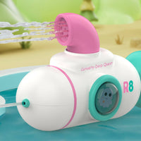 Handheld Toy Undersea Vessel with Pull Handle Compact Undersea Vessel Bath Toy Safe Water Squirter BPABPA-Safe for Toddlers