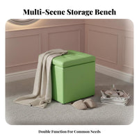 Tufted Storage Ottoman Comfortable Seating Tufted Storage Cube for Fitting Room