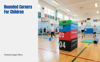 Kindergarten Vaulting Box, Wooden Detachable Gymnastics Equipment, Multitier Training for Children