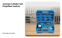 Engine Compression Tester Kit Hinged Lid Cylinder Pressure Gauge Kit Cylinder Pressure Tester pairedScale for Garage