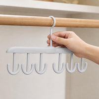 Multi-Hook Rotating Hanger for Ties, Belts, and Tank Tops - 12 Hooks