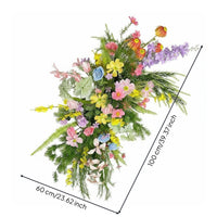 Artificial Floral Arrangement Realistic Look Artificial Flower Arrangement Authentic Petals Fake Flower Bouquet for Brides, Wedding, Party