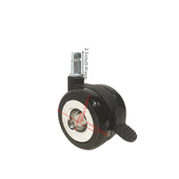 Quiet Hushed Swivel Caster Noise Reducing Nylon Chair Caster Fluid Rolling Chair Wheel Set Universal Fit