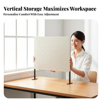 Space Saving Desktop Pegboard Easy Installation Pegboard Storage Rack Customizable Layout for Students, Homeowners, Study Room, Gaming Setup