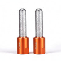 2 Pieces Diamond Grinding Head Precision Diamond Grinding Bit with M10 Thread Abrasive Tool High Wear Resistance Long-Lasting