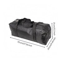 Storage Duffel Bag Black Oxford Storage Bag Heavy-Duty Luggage Item