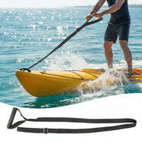 Kayak Assist Strap with Handle Adjustable Kayak Drag Strap Watercraft Drag Handle Comfortable Woven for Kayakers, Kayaking