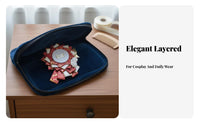 Ita Bag Ribbon Flower Airy Embellishment Highlight Ita Bag Pin Display Insert Ribbon Flower Medal Holder Floral Pattern Ribbon
