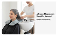 Thickened Design Hair Perm Neck Tray Ergonomic Fit Perming Neck Tray Waterproof for Hairstylists, Home Users, Beauty Parlor, Barbershop