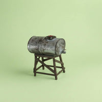 Cylindrical Body 1:64 Water Reservoir Model Stand Included Resin Miniature Reservoir Collectible Display for Collecting