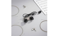Twin Knob Violin Pickup Tone Control Electro Acoustic Violin Pickup Sound Amplification String Instrument Gear for Live Performance, Practice