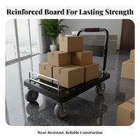 Cart with Rail Portable for Storage Room