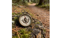 Mini Compass Keychain Presentable Pocket Compass Navigation Tool for Campers