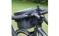 Wear-Resistant Two-Wheeler Handlebar Bag Mesh Side Pocket Scooter Handlebar Bag Transparent Top Panel Cycling Gear Press Screen Window