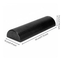 Long-Lasting Half Round Foam Roller Versatile Design Fitness Crescent Brick Lightweight and Portable High-Density Foam Back Stretcher for Beginners