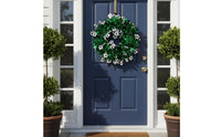 Championship Soccer Event Party Wreath Festive Decoration Football Theme Garland Easy to Hang for Kids