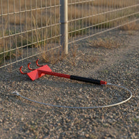 Chain Link Fence Stretcher Easy to Use Chain Link Tensioning Fencing Installation Implement Person Fence Stretcher Tool for Farms, Industrial Sites