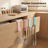 Living Room Hanging Hook Set for Students in a Dorm, Steel Storage for Bags and Coats, Removable S-Shaped for Kitchen Use