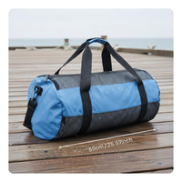 Scuba Gear Duffel Bag Detachable Shoulder Strap Mesh Dive Bag Double Carry Handles for Swimmers