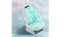 Hook-and-Loop Mount Car Seat Fan 1.5 M Cable Headrest Fan Compact Rectangular