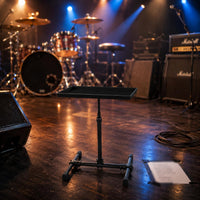 Drum Percussion Tray Raised Edges Tripod Percussion Tray Rubber Feet